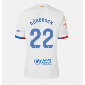 Barcelona Ilkay Gundogan #22 Koszulka Wyjazdowych 2023-24 Krótki Rękaw